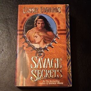 Savage Secrets Novel with Decorative Necklace Accent - Brown